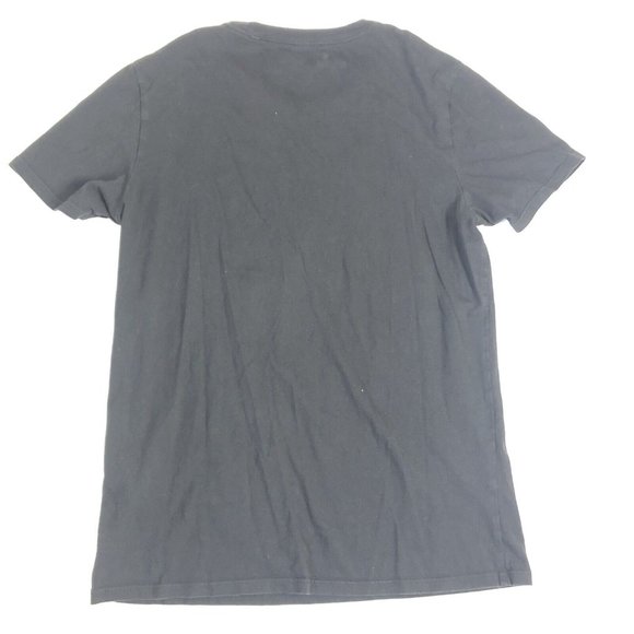 Guess Women's Graphic T-Shirt Black Gold Red Size Small A68 - Picture 2 of 6